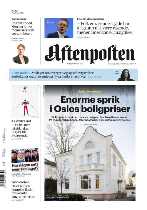 Aftenposten 18.2.2026