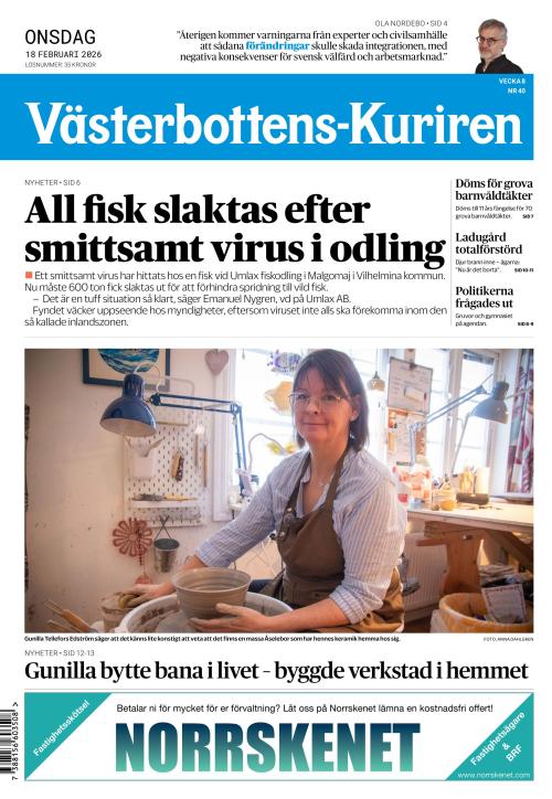 Västerbottens-Kuriren (SE) 18.2.2026