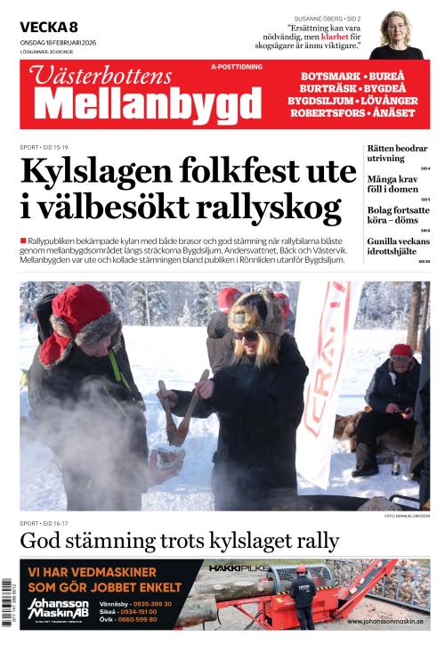 Västerbottens Mellanbygd (SE) 18.2.2026