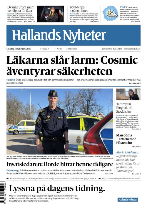 Hallands Nyheter 18.2.2026