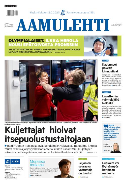 Aamulehti 18.2.2026