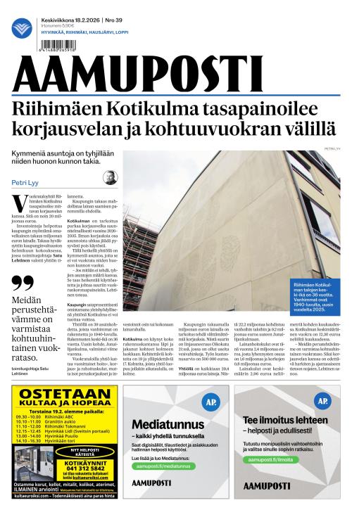 Aamuposti 18.2.2026