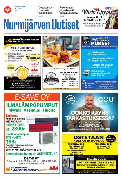Nurmijärven Uutiset 18.2.2026