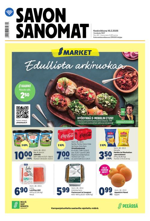 Savon Sanomat 18.2.2026