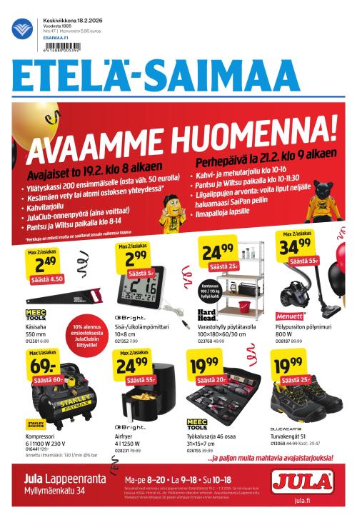 Etelä-Saimaa 18.2.2026