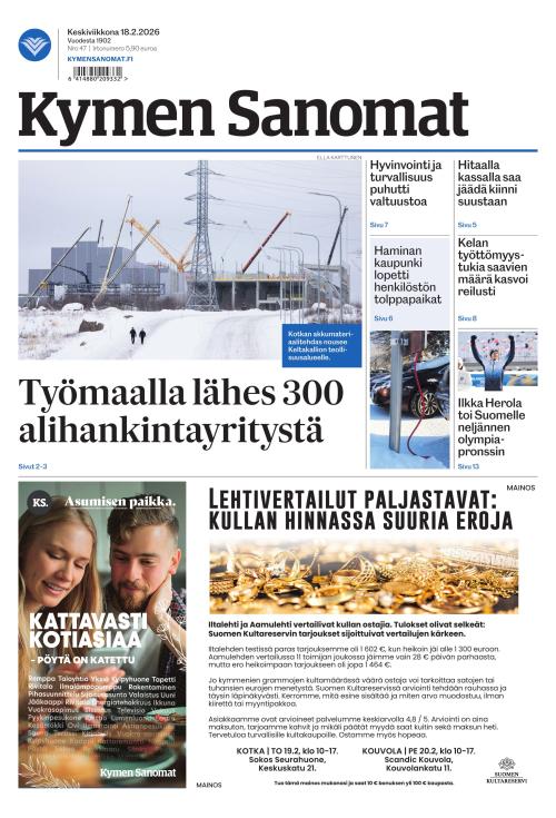 Kymen Sanomat 18.2.2026