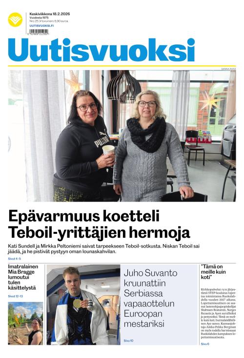 Uutisvuoksi 18.2.2026