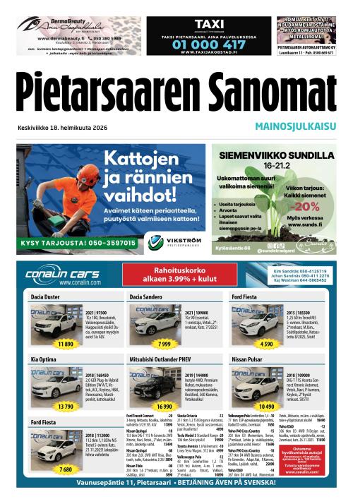 Pietarsaaren Sanomat 18.2.2026