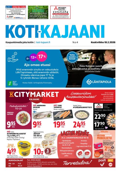 Koti-Kajaani 18.2.2026
