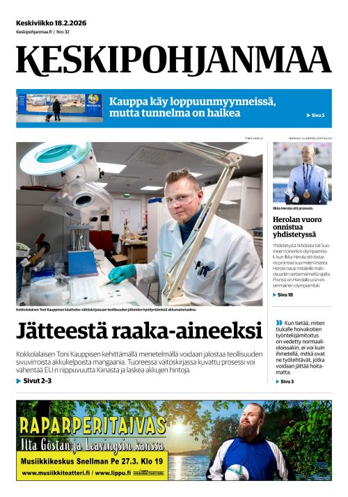 Keskipohjanmaa 18.2.2026