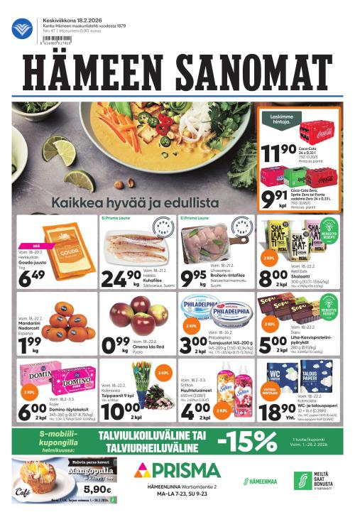 Hämeen Sanomat 18.2.2026