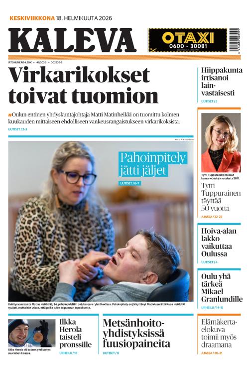 Kaleva 18.2.2026