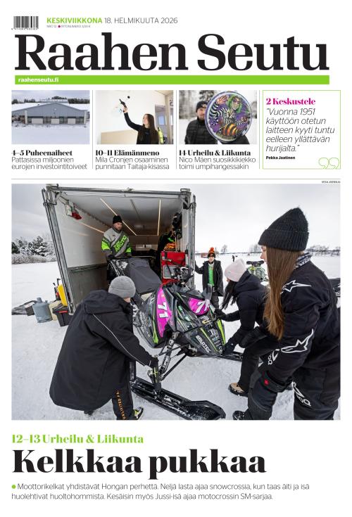 Raahen Seutu 18.2.2026