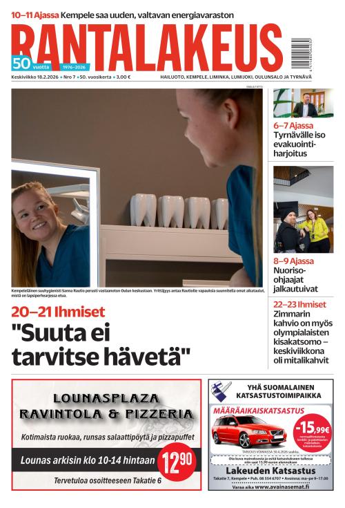 Rantalakeus 18.2.2026