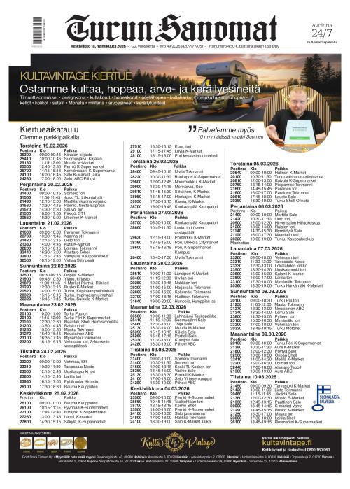 Turun Sanomat 18.2.2026