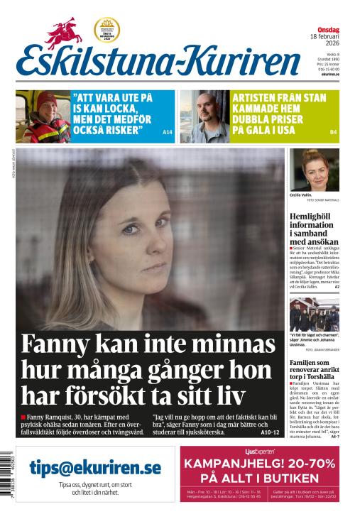 Eskilstuna-Kuriren 18.2.2026