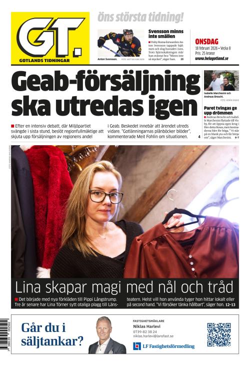 Gotlands Tidningar 18.2.2026