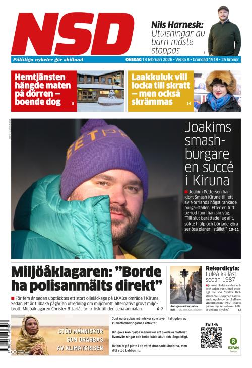 Norrländska Socialdemokraten 18.2.2026