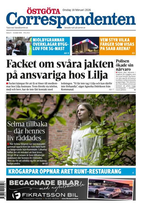 Östgöta Correspondenten 18.2.2026