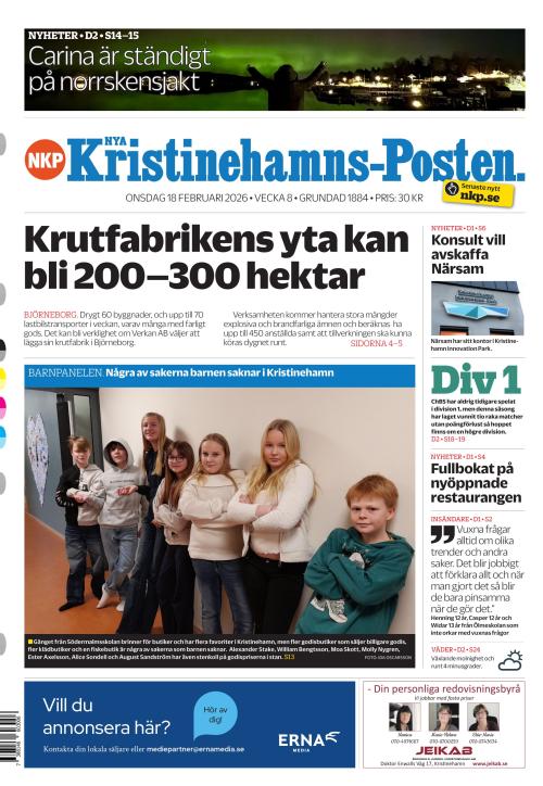 Nya Kristinehamns-Posten 18.2.2026