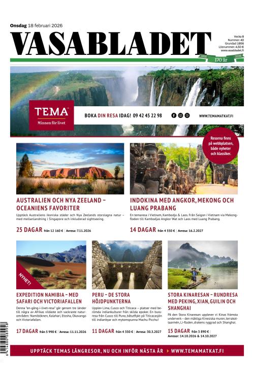 Vasabladet 18.2.2026