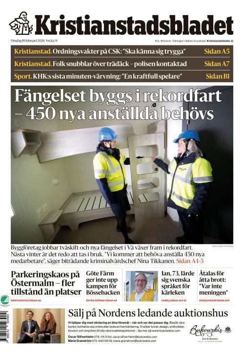 Kristianstadsbladet 18.2.2026