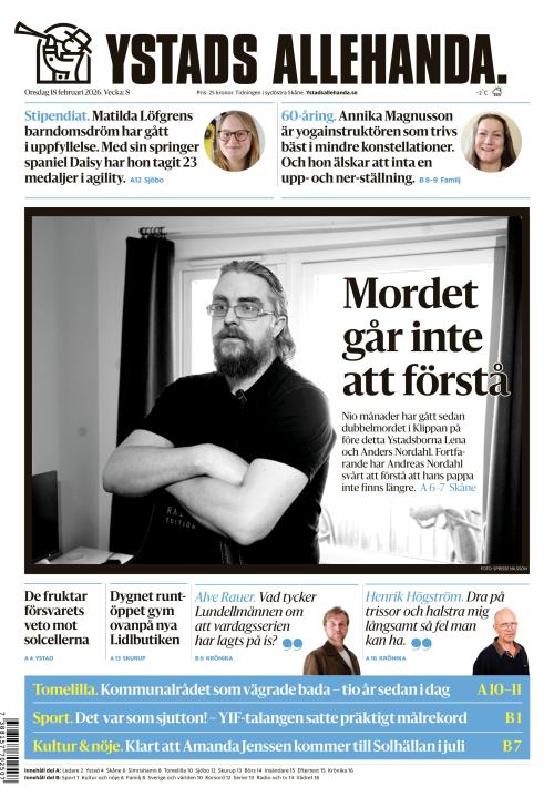 Ystads Allehanda 18.2.2026