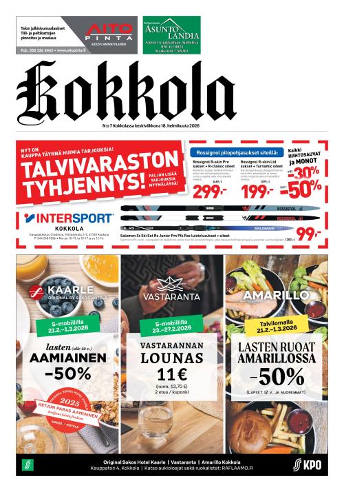 Kokkola-lehti 18.2.2026