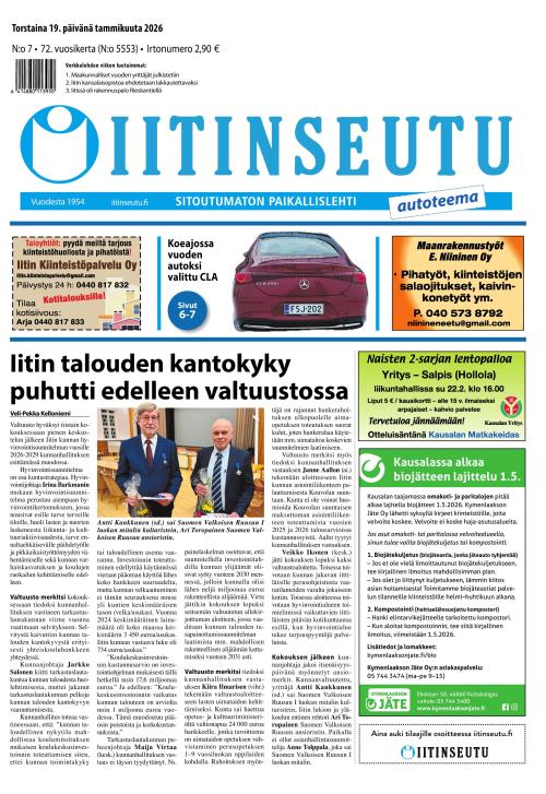 Iitinseutu 19.2.2026