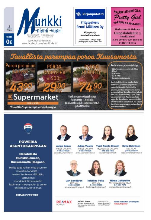 Munkki-lehti 19.2.2026