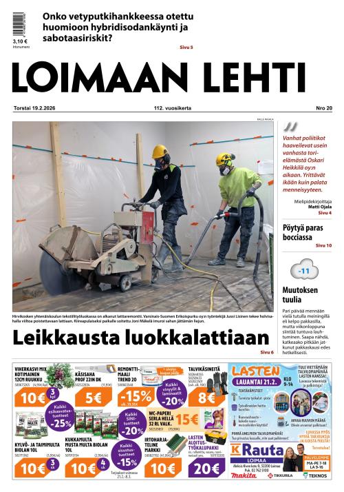 Loimaan Lehti 19.2.2026