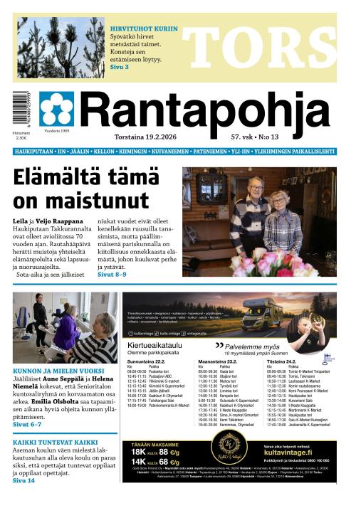 Rantapohja 19.2.2026