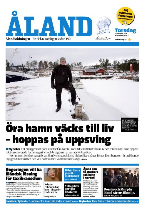 Ålandstidningen 19.2.2026