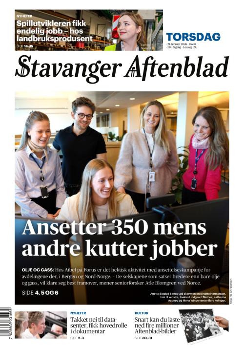 Stavanger Aftenblad 19.2.2026