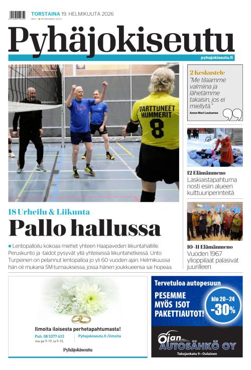 Pyhäjokiseutu 19.2.2026