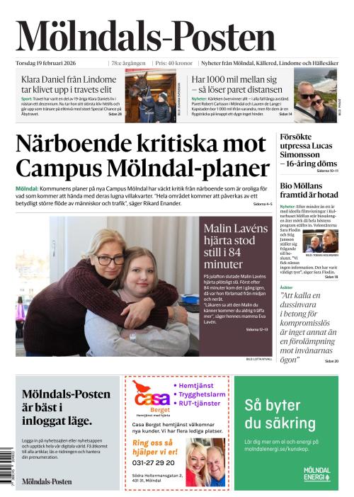 Mölndals-Posten 19.2.2026