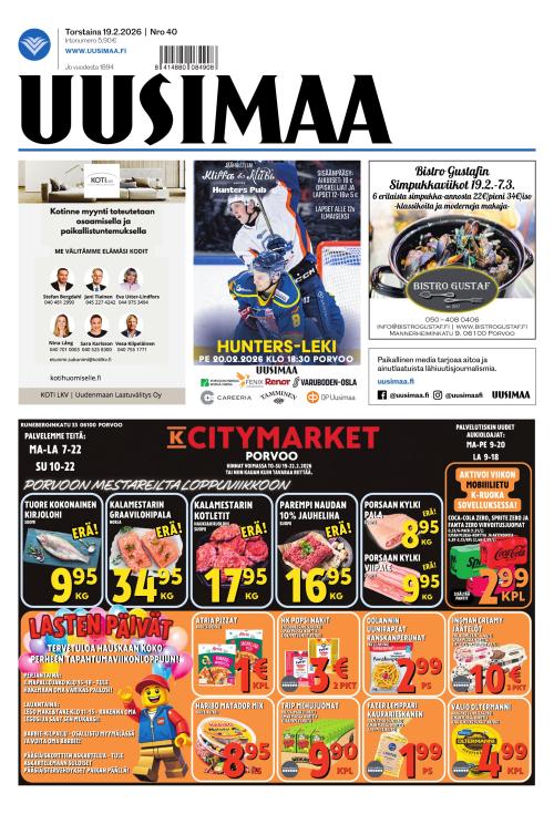 Uusimaa 19.2.2026