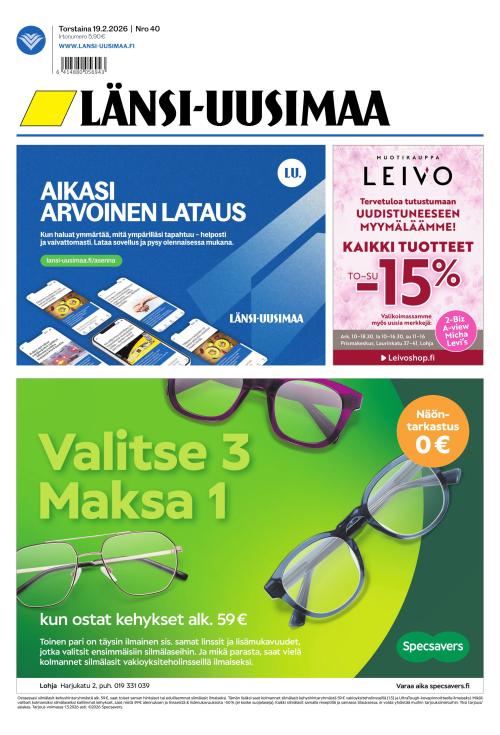 Länsi-Uusimaa 19.2.2026