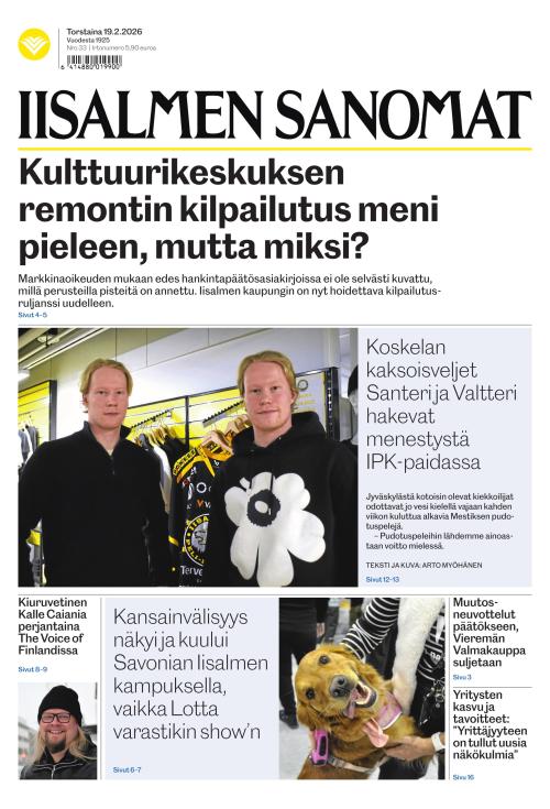 Iisalmen Sanomat 19.2.2026