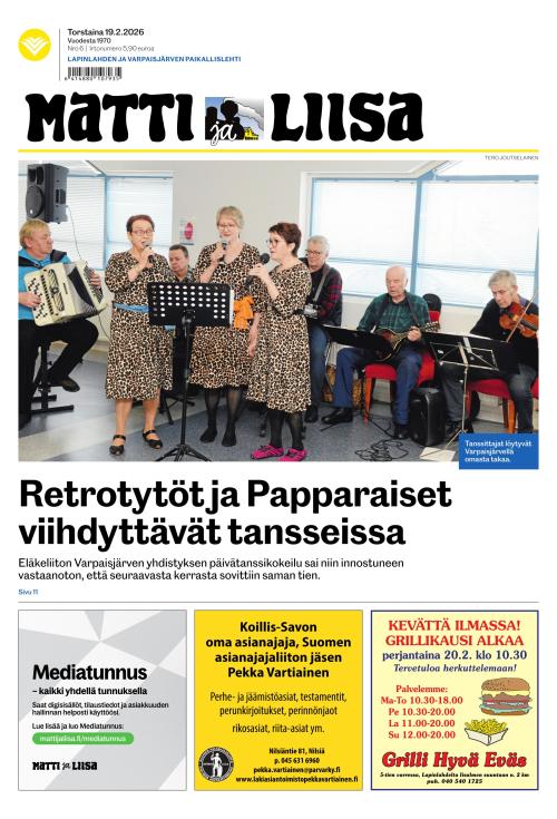 Matti ja Liisa 19.2.2026