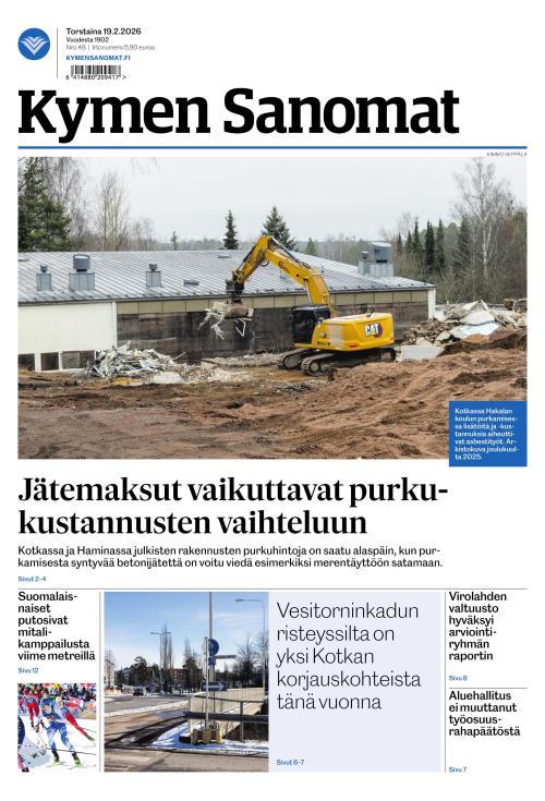 Kymen Sanomat 19.2.2026