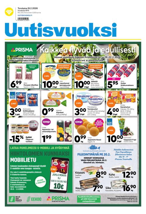 Uutisvuoksi 19.2.2026