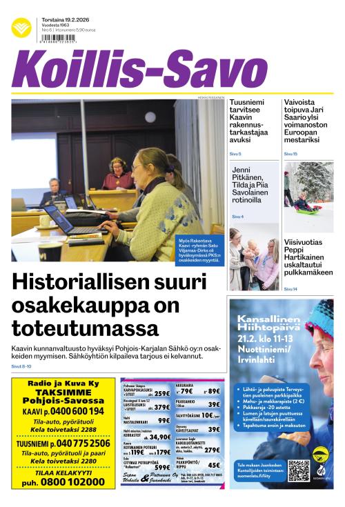 Koillis-Savo 19.2.2026