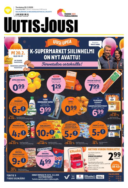 Uutis-Jousi 19.2.2026