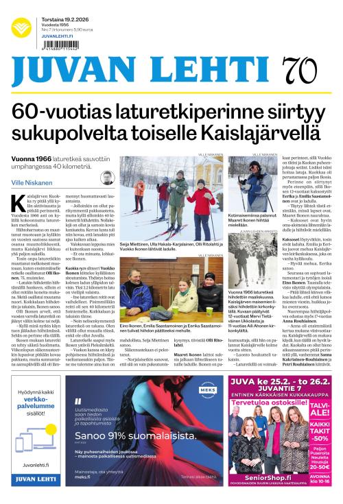 Juvan lehti 19.2.2026