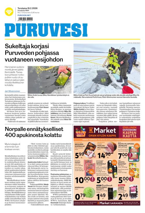 Puruvesi-lehti 19.2.2026