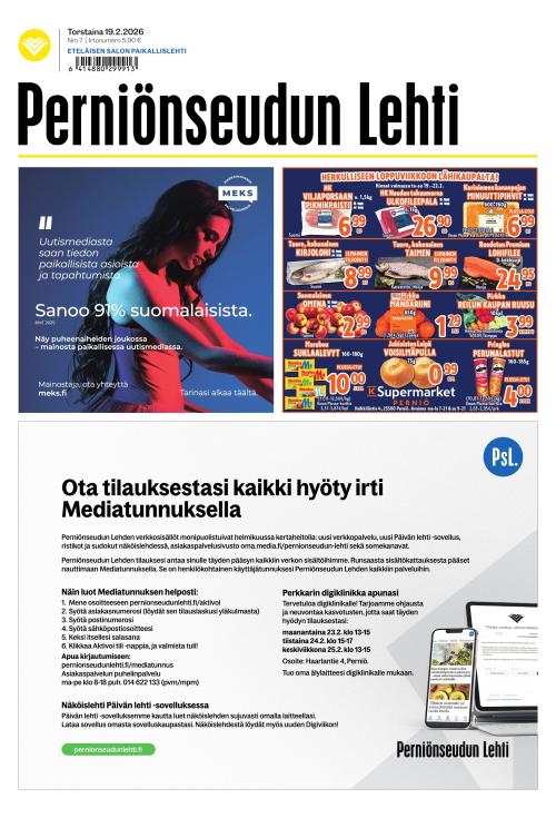 Perniönseudun Lehti 19.2.2026