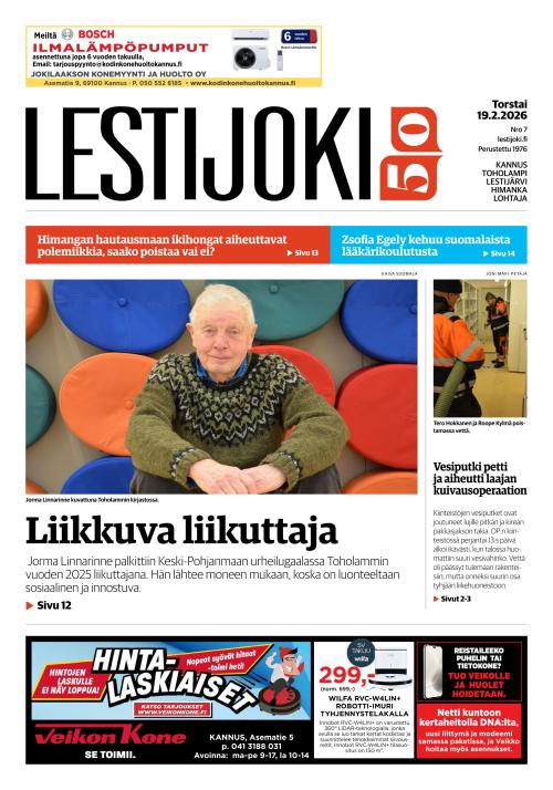 Lestijoki-lehti 19.2.2026