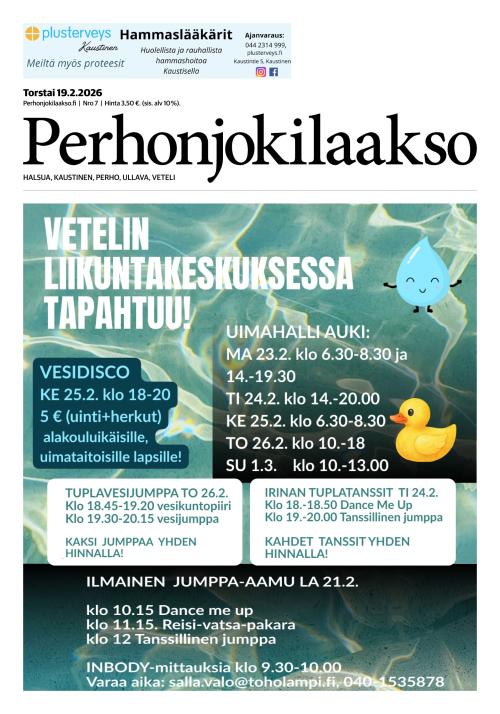 Perhonjokilaakso 19.2.2026