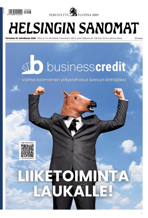 Helsingin Sanomat 19.2.2026